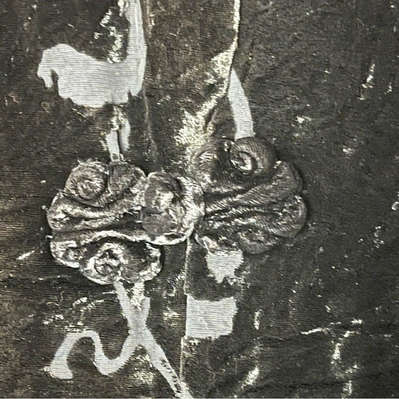 Ania A | Vtg Black Silk Velvet Burnout Asian Inspired Frog Button Top, Medium - Picture 4 of 6